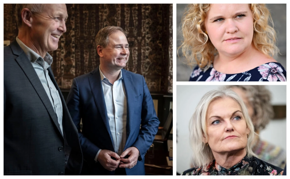 KL-formand Martin Damm (V) og finansminister Nicolai Wammen (S) præsenterede for to uger siden indholdet af en afbureaukratiseringsaftale, som regeringen og KL har indgået. Nu møder et par af punkterne om en begrænsning af de pædagogdata, der skal offentliggøres af Børne- og Undervisningsministeriet, kritik fra bl.a. SF-ordfører Astrid Carøe (øverst) og BUPL-formand Elisa Rimpler.