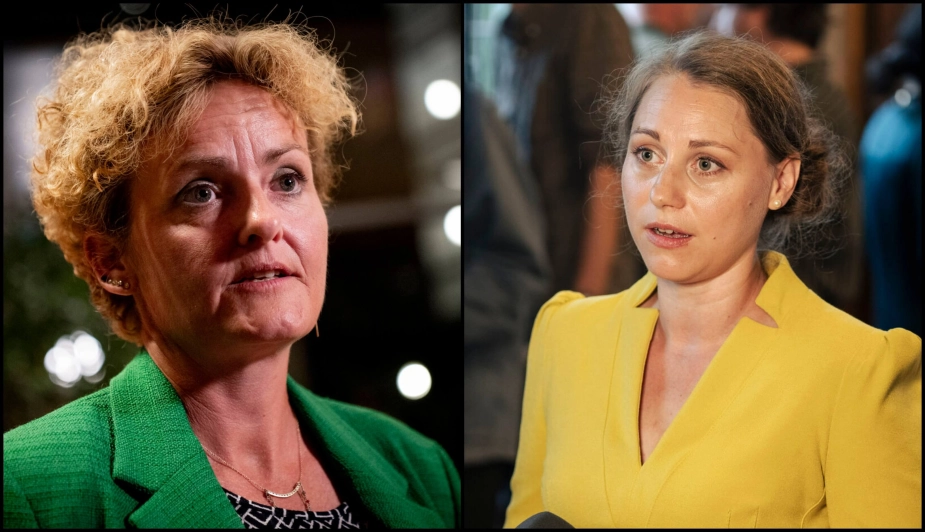 Socialdemokraten Pernille Rosenkrantz-Theil (tv.) har for længst meldt sig i valgkampen med en række forslag og valgløfter. SF's Sisse Marie Welling (th.), et reelt bud på en udfordrer, har endnu ikke meldt sig på banen.