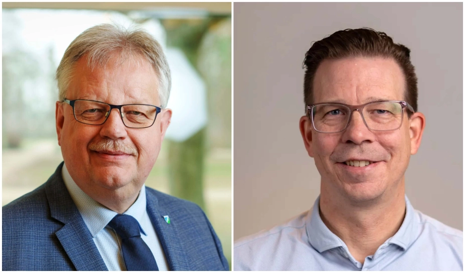Mogens Gade (tv.) og Torben Klitmøller Hollman (th.) er blandt 17 nye formænd i sundhedsrådene.