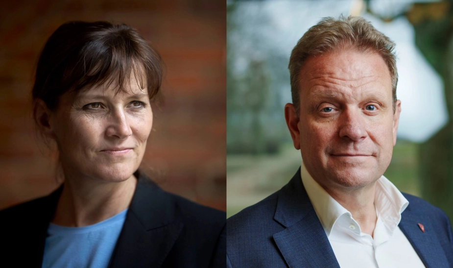 K-borgmestre Morten Slotved og Benedikte Kiær er glade efter gårsdagens valgresultat.