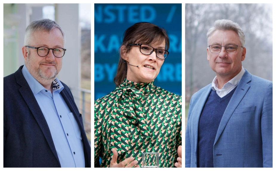 Borgmestrene Søren Steen Andersen (V) fra Assens (t.v.), Benedikte Kiær (K) fra Helsingør og Holger Schou Rasmussen (S) er enige i, at hvis kommunerne ikke får de nødvendige værktøjer i form af ændret lovgivning på socialområdet, så kan det gå ud over andre velfærdsområder.