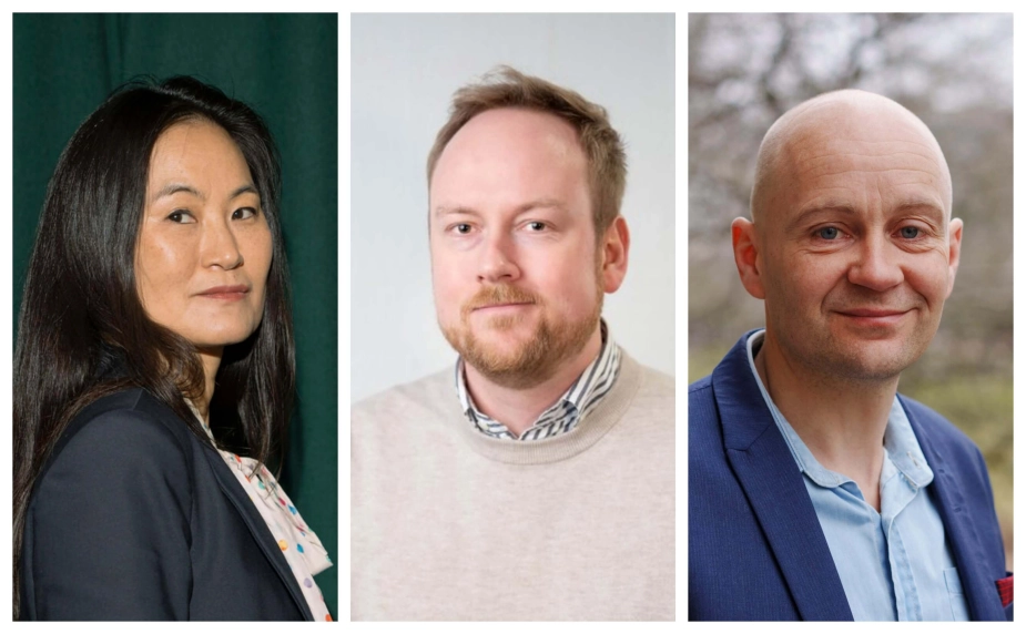 Tre kommunale profiler fra Radikale, bestående af kultur- og fritidsborgmester i København Mia Nyegaard (t.v.), viceborgmester Johan Brødsgaard fra Silkeborg og Fanøs borgmester Frank Jensen, ønsker alle, at en analyse skal se på både tilskud og udligning.