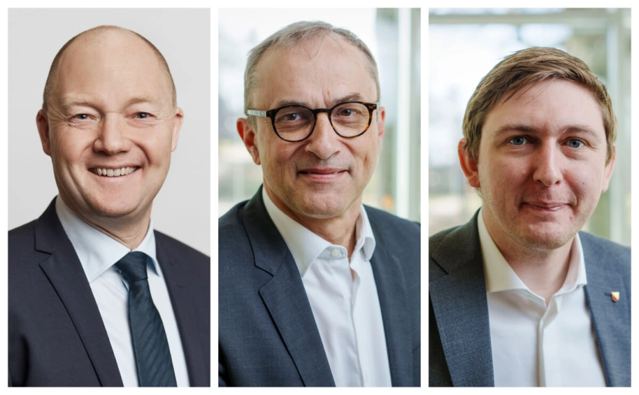 Borgmestre Jens Ejner Christensen (V) fra Vejle, Michael Ziegler (K) fra Høje-Taastrup og Emil Blücher (LA) fra Solrød som alle har valgt at selvbudgettere i 2022, 2023 og 2024.