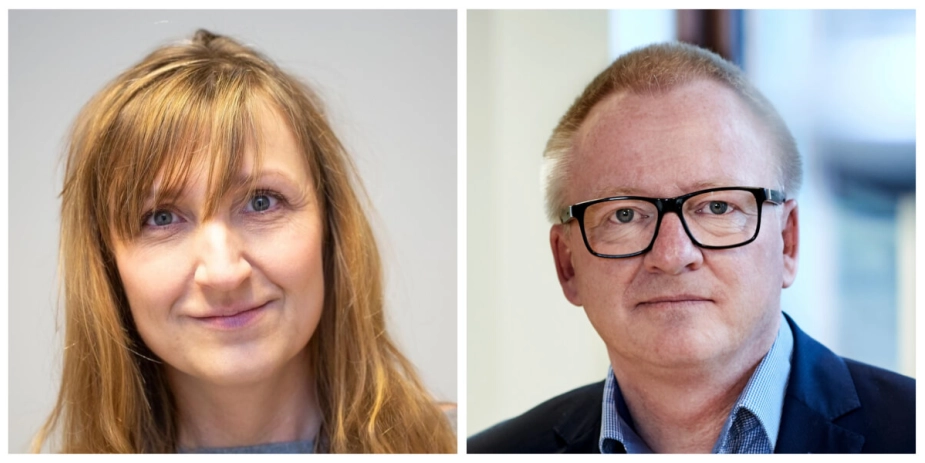 Velfærdsdirektør Trine Møller Dorow fra Bornholms Kommune og Søren Linér Christensen, sundhedsdirektør i Herning.