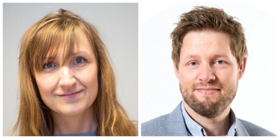 Velfærdsdirektører fra Bornholm Trine Møller Dorow og Jes Svenninggaard fra Horsens Kommune.
