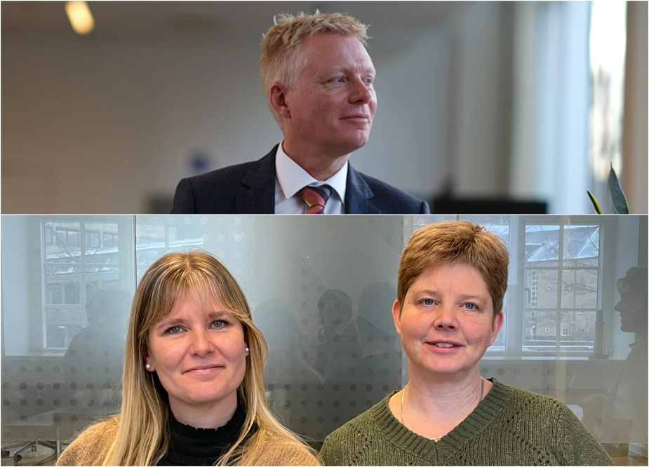 Kristian Vengsgaard understreger, at brugen af AI handler om at gøre tingene rigtigt frem for effektivitet. Kristine og Linda har været med til at teste den ny assistent.