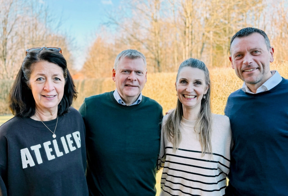 Her ses den nye radikale byrådsgruppe i Holstebro. Rækkefølge fra venstre: Jytte Dideriksen, Torben Gudiksen, Lone Kjær Hein og Henrik Pagh Mortensen.