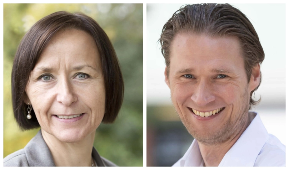 Kitt Lysén Pedersen, chef for Sundhed og Ældre i Faaborg-Midtfyn Kommune, og Jakob Slot Schmidt, senior- og sundhedschef i Middelfart Kommune, er to af de ældrechefer, som efterlyser national hjælp til fastholdelse af medarbejdere i ældreplejen.