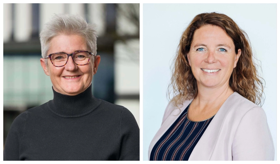 Else Zippor, direktør for Voksne i Billund Kommune (tv.) og Pia Ulv Helleland, direktør for Social og Sundhed i Lemvig Kommune.