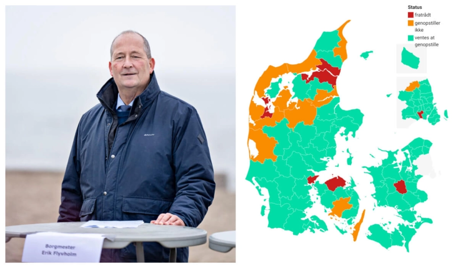 "Det behøver ikke være negativt, at der kommer en ny borgmesterkandidat. Det kan også give noget engagement og få nogle folk til at involvere sig i partiet," siger afgående borgmester Erik Flyvholm (V) til Folkebladet Lemvig. Han er den tolvte borgmester, der meddeler, at han ikke genopstiller.