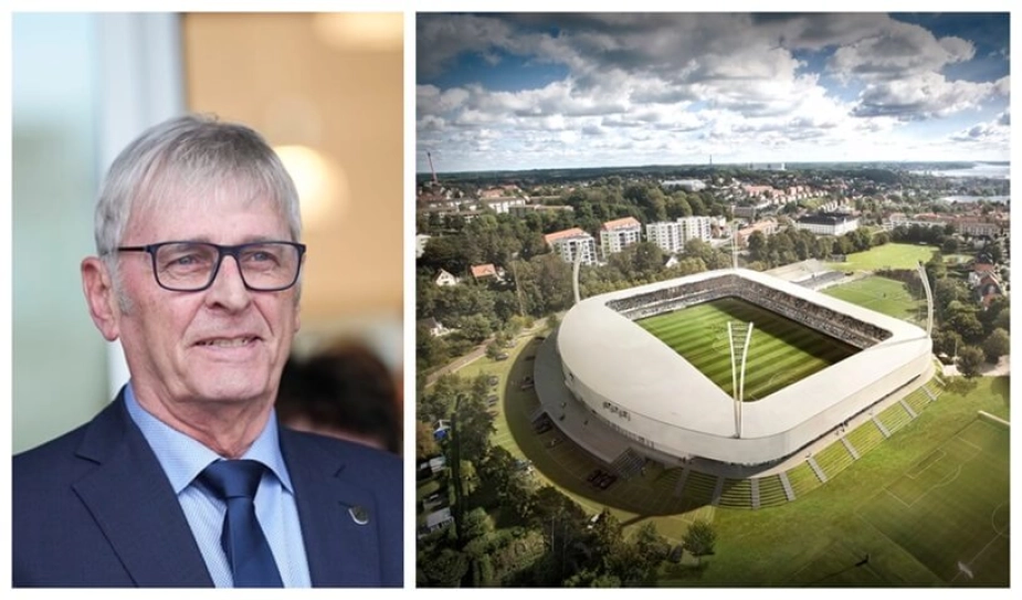 Koldings borgmester Knud Erik Langhoff forklarer kommunens økonomiske engagement i byggeriet af et nyt fodboldstadion med, at det kommer både bredden og eliten til gode.