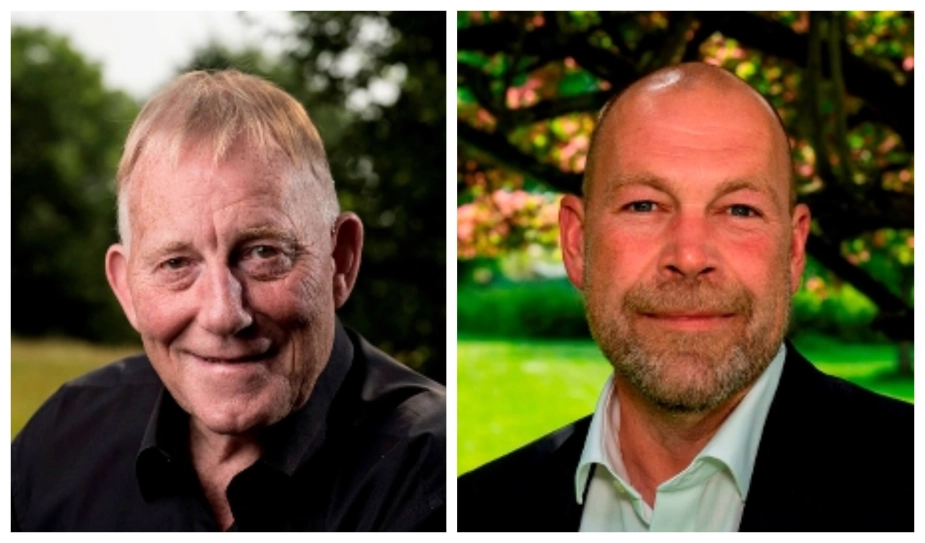 Søren Ramsing (R, tv.) og Jørgen Nielsen (K) måtte i oktober gå af som formænd for hhv. Børne- og Skoleudvalget og Erhvervs-, Kultur- og Turismeudvalget, da Langeland Kommune gik fra fem til tre udvalg. De mistede efter omkonstitueringen også deres pladser i Økonomiudvalget.