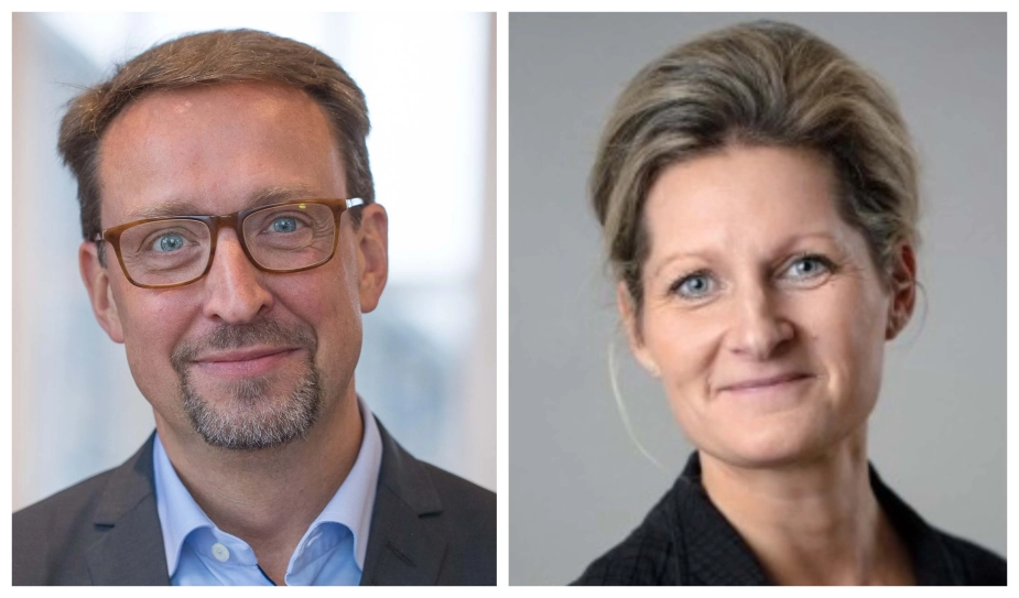 Jakob Bigum Lundberg, formand for Kommunale Velfærdschefer og direktør for velfærdsområdet i Køge Kommune, og Malene Størup, afdelingschef for Sundhed og Ældre i Hillerød Kommune.