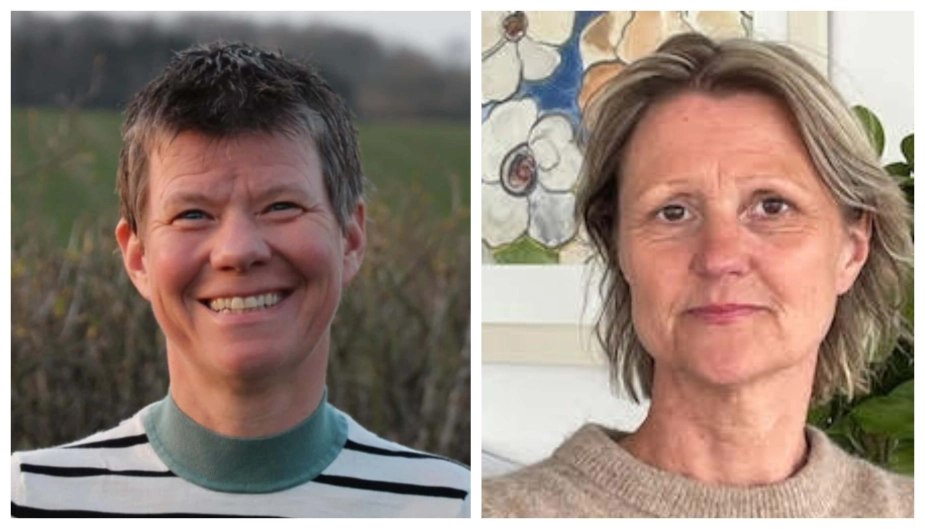 Jeanette Rokbøl, ældrechef i Favrskov Kommune (tv.) og Rikke Bundgaard, centerchef for Sundhed og Omsorg i Hørsholm Kommune.