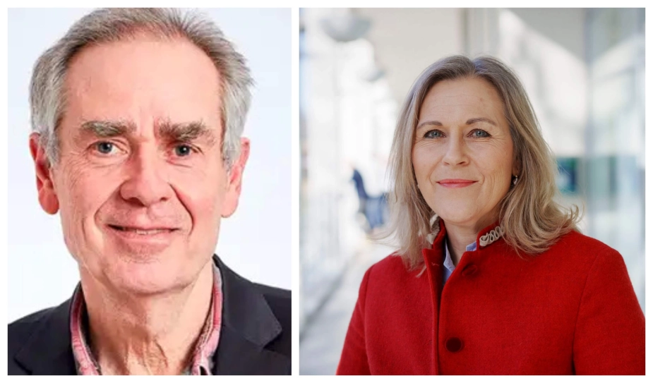 Ivan Mott (tv.) nåede i 2021 ikke at indmelde det valgforbund, som Enhedslisten, SF og Socialdemokratiet havde aftalt. Det fik den konsekvens, at Tina Mandrup (th.) på valgnatten kunne sikre sig et VKO-flertal i Lejre Kommune og erobre borgmesterposten fra S.