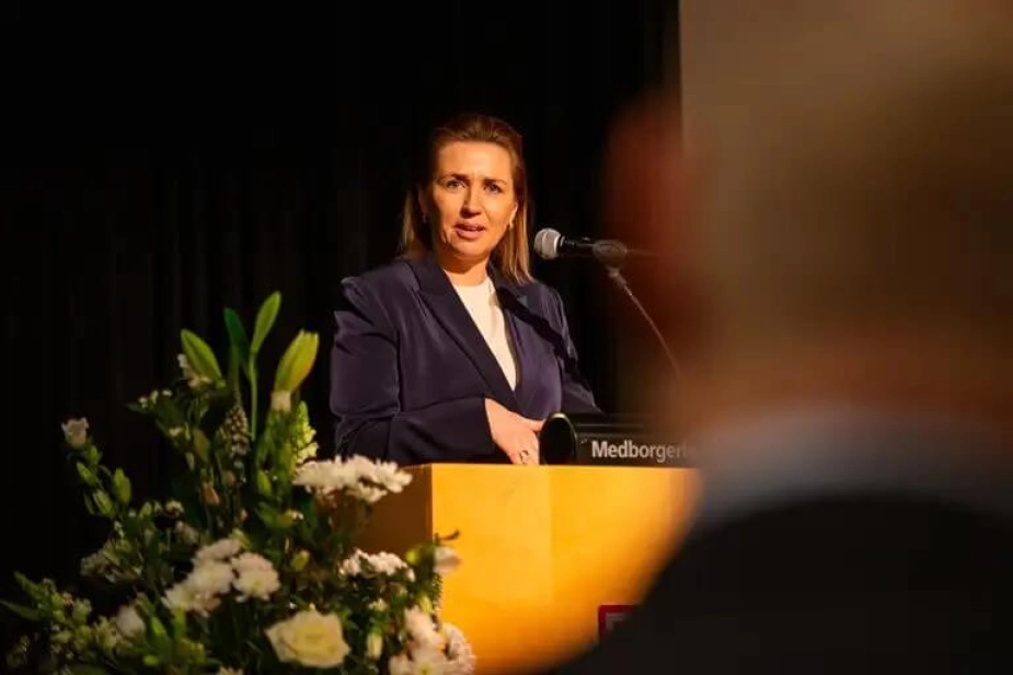 Partiformand Mette Frederiksen (S) deltog tirsdag ved receptionen for afgående Herlev-borgmester Thomas Gyldal Petersen, der i januar takker af efter godt 13 år som borgmester og 27 år i kommunalbestyrelsen.