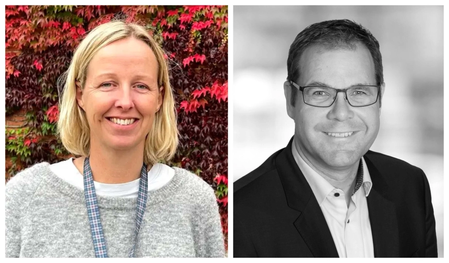 Michala Jessen, chef for Ældre- og Sundhedsområdet i Halsnæs Kommune og Thomas Krarup, direktør for Sundhed og Omsorg i Randers Kommune.