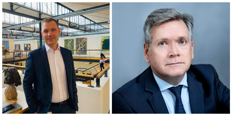 De sjællandske kommuner vil begynde at indrapportere prisstigninger på over fem procent til Socialtilsynet, fortæller direktør Morten Bøgelund Andersen (tv.). Mads Roke Clausen fra LOS synes, man i stedet skulle tage dialogen med tilbuddet.