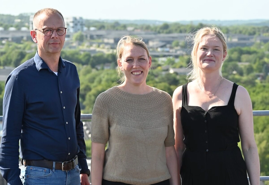 Adm. direktør Thomas Lyngholm og bestyrelsesforkvinde Lisbeth Lauritsen (S) i Nordværk I/S samt Anna Aaen (EL), rådkvinde for klima og miljø i Aalborg Kommune, ser frem til at kunne gå videre med ressourceparken i Aalborg Øst.