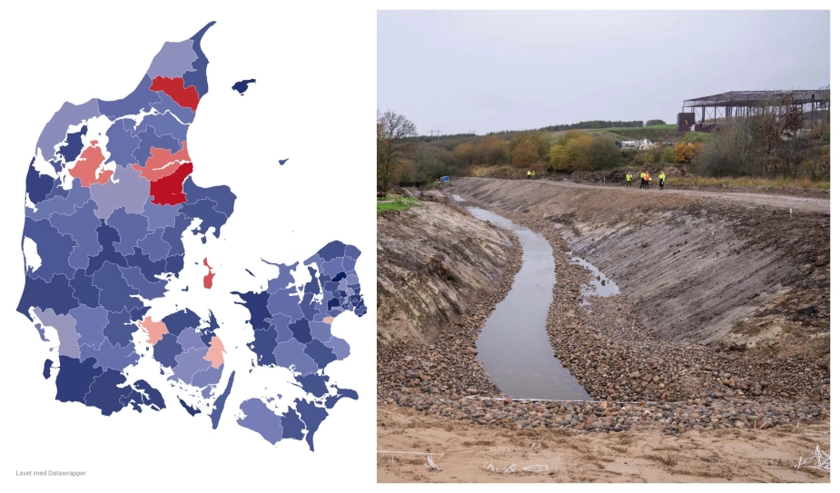 Alling Å er genoprettet efter jordskreddet på Nordic Waste-grunden, der både har kostet Randers Kommune og staten trecifrede millionbeløb. På grund af udgifterne til miljøhændelsen har kommunen - som en af få kommuner - haft faldende likviditet siden årsskiftet.