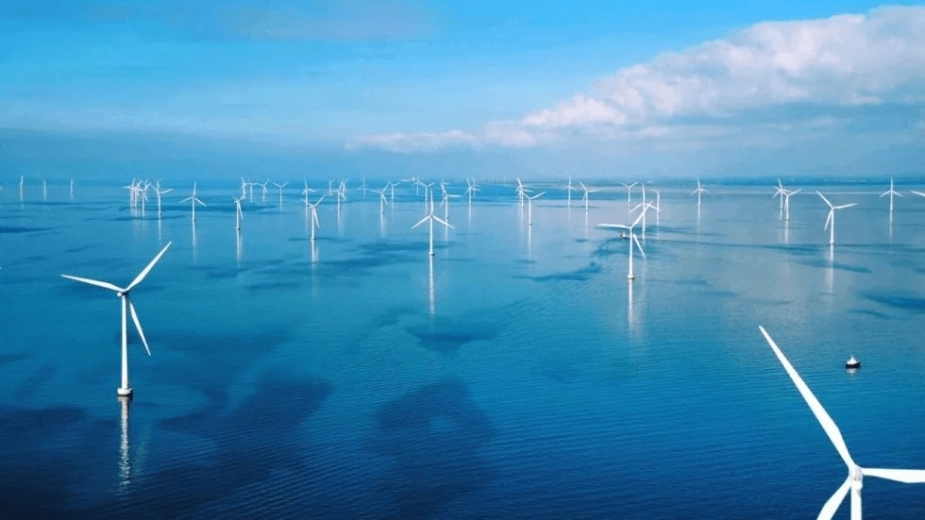 Rødsand 2, Danmarks tredje største havvindmøllepark, placeret tæt på Lollands sydkyst.