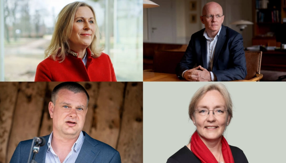 Borgmestre Tina Mandrup, Michael Fenger, Lars Weiss og Tina Tving Stauning får del i puljen.
