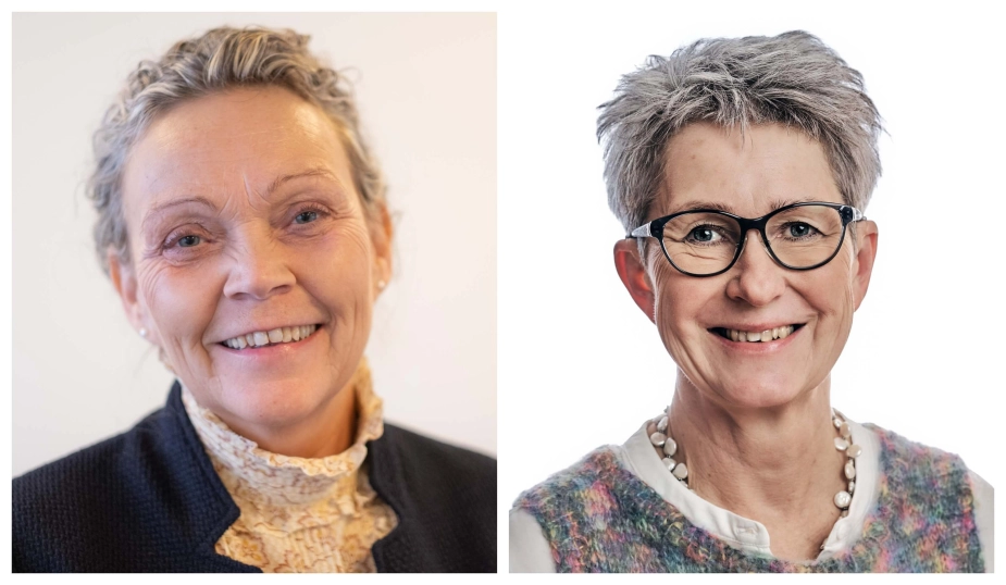 Susanne Ormstrup, chef for Pleje og Omsorg i Vallensbæk Kommune og Signe Lunn Walls, chef for Senior og Sundhed i Fredericia Kommune.