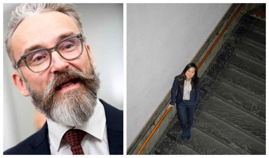 Ole Birk Olesen (LA) og kultur- og fritidsborgmester Mia Nygaard (R) ser forskelligt på kønsopdelt svømning. Torsdagens diskussion i Borgerrepræsentationen handle om, hvorvidt der praktiseres diskriminering af mænd i svømmehallerne, og om vægtningen af kommunalt selvstyre og liberale værdier som foreningsfrihed.