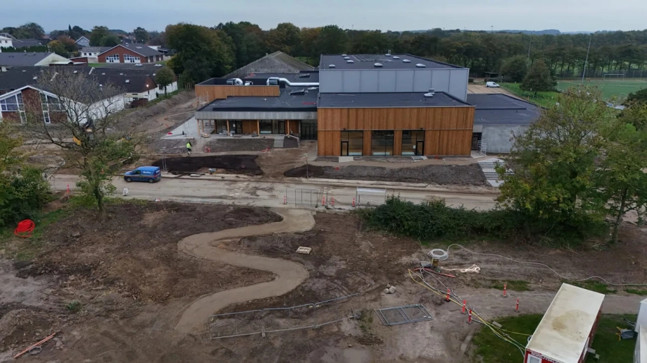 Det nye idrætscenter Toftlund Sport & Fritid.