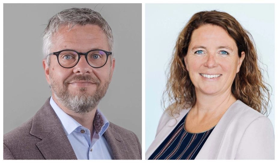 Ulrik Johansen, direktør for Social og Sundhed i Favrskov Kommune og Pia Ulv Helleland, direktør for Social og Sundhed i Lemvig Kommune.